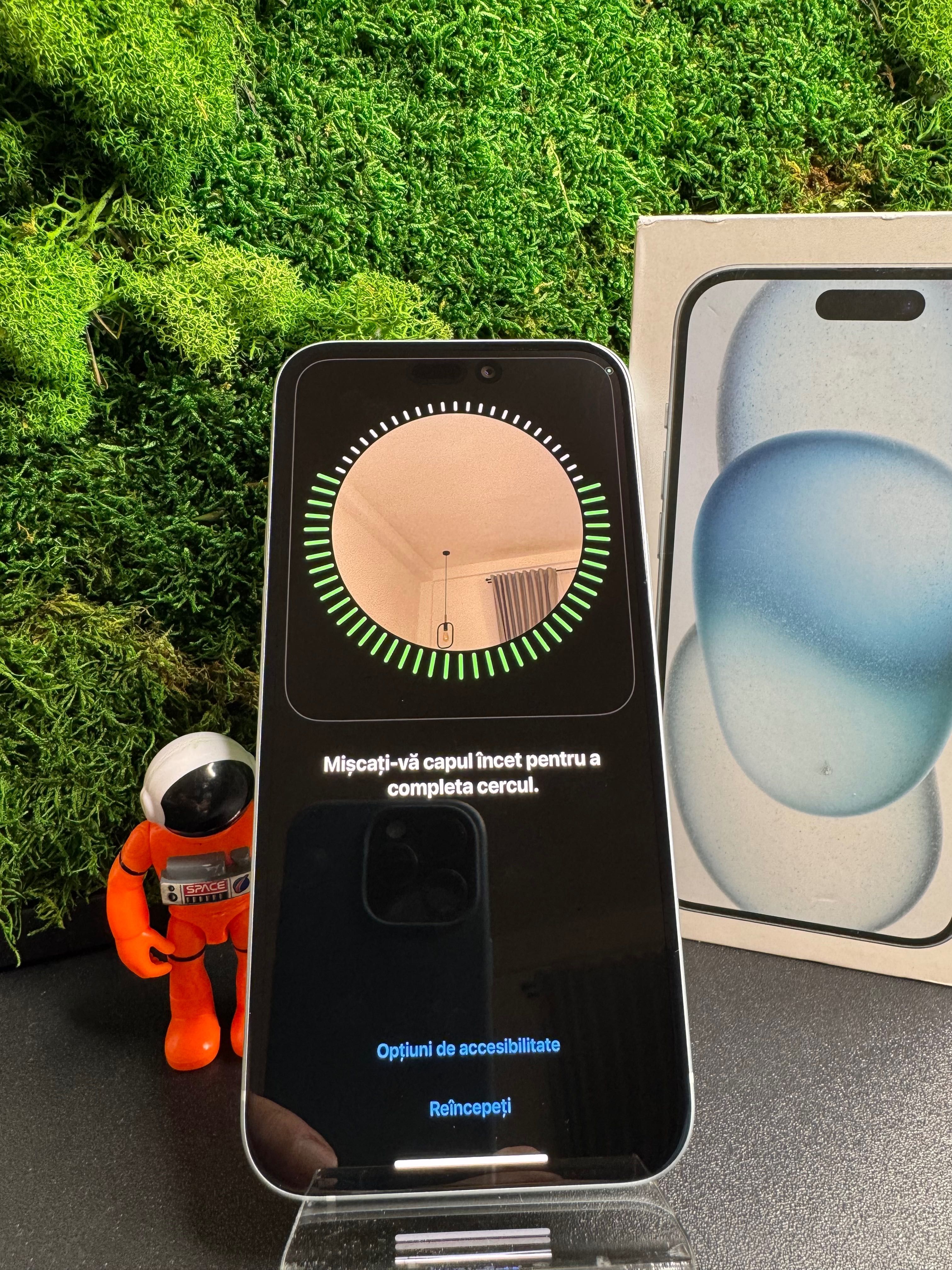 iPhone 15 Plus Blue Albastru 128GB 100% Baterie #7007
