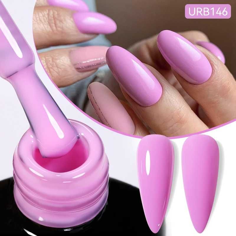 КАУЧУКОВА UV&LED база 2 в 1 Macaron - UR SUGAR 7 мл бонбонени цветове