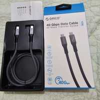 Cablu ORICO pentru Thunderbolt 4, compatibil cu Thunderbolt 3/USB4, ra