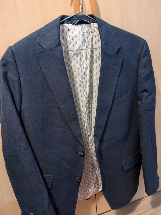 Sacou Linen(In) Gant Albastru