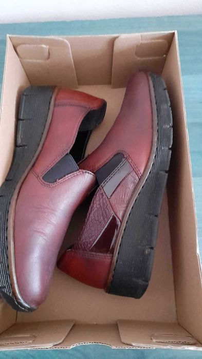Pantofi dama din piele naturala „Rieker” 36