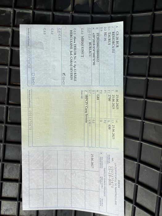 Platforma Gala 4.5m dreapta,plina pe centru