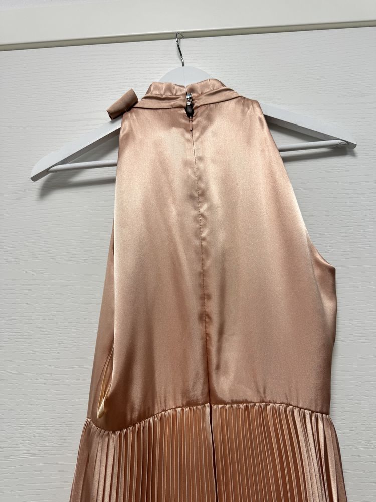 Rochie Ted Baker, midi cu fusta plisata, marimea S