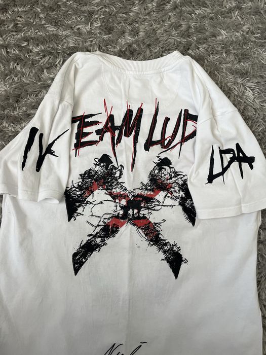 Тениска на Luda Psycho 4 бяла