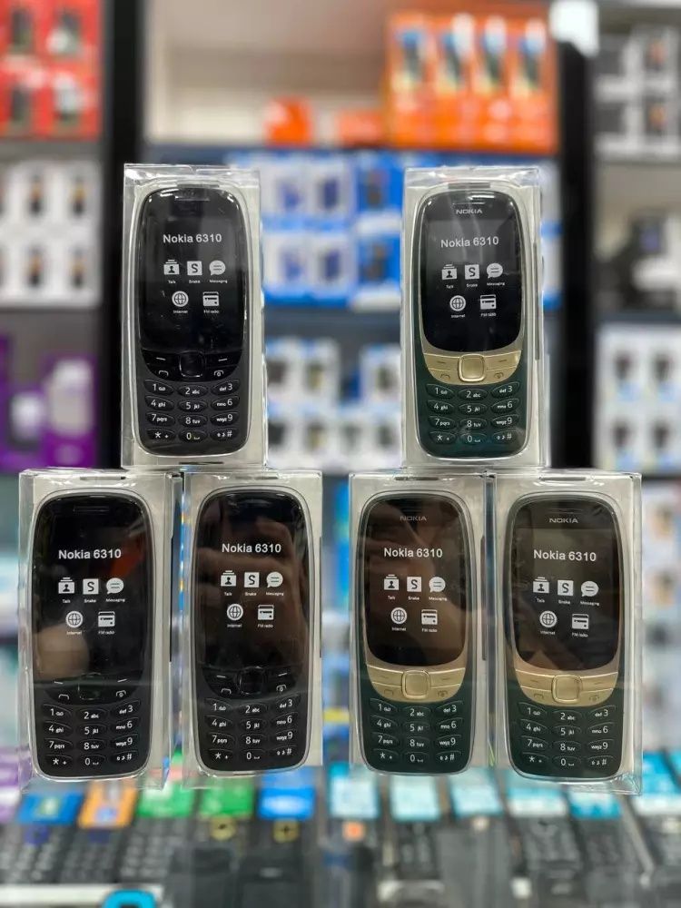 Telefon tugmali Nokia 6310 Dual Sim, kamera bilan
