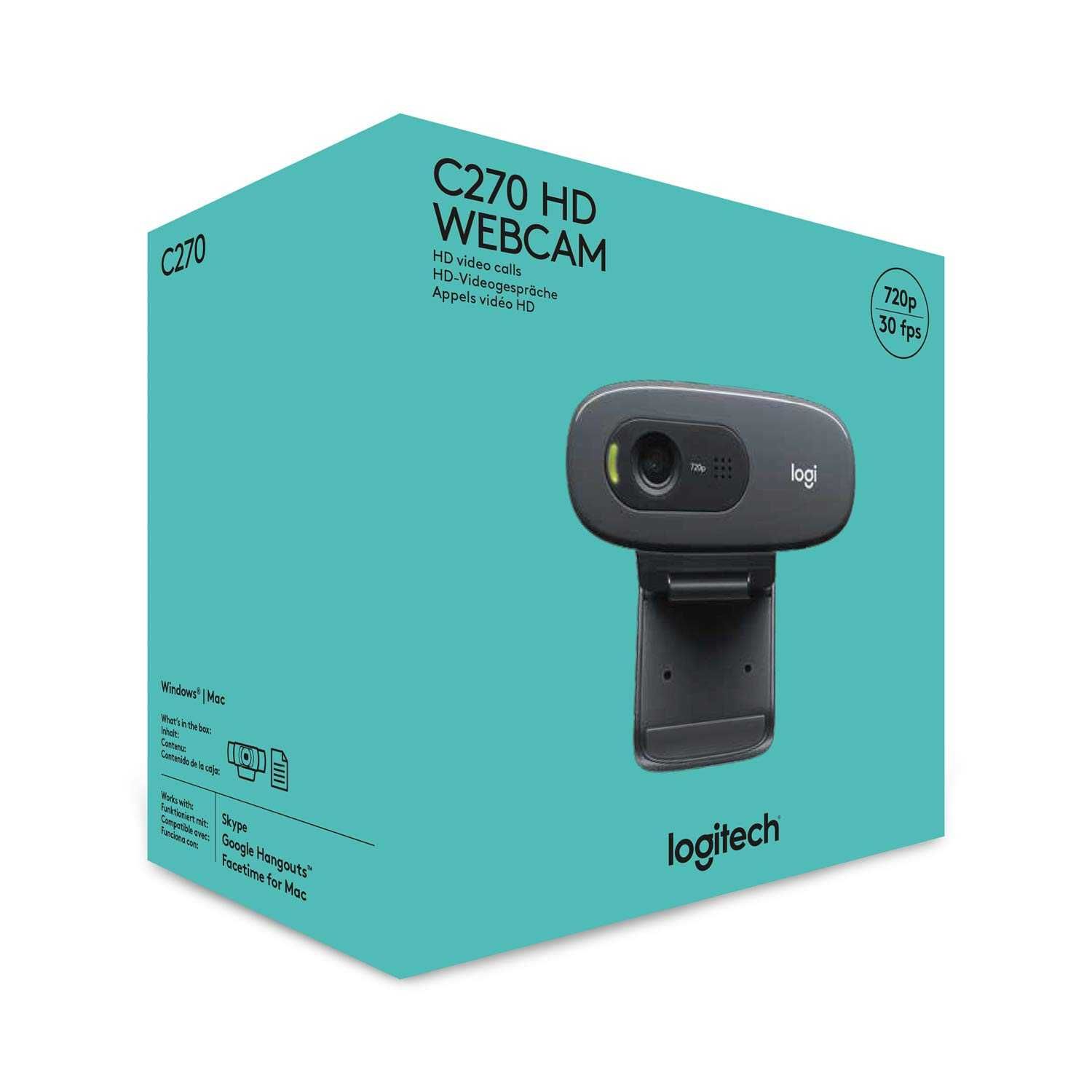 Logitech C270 HD Webcam-компютърна видео камера