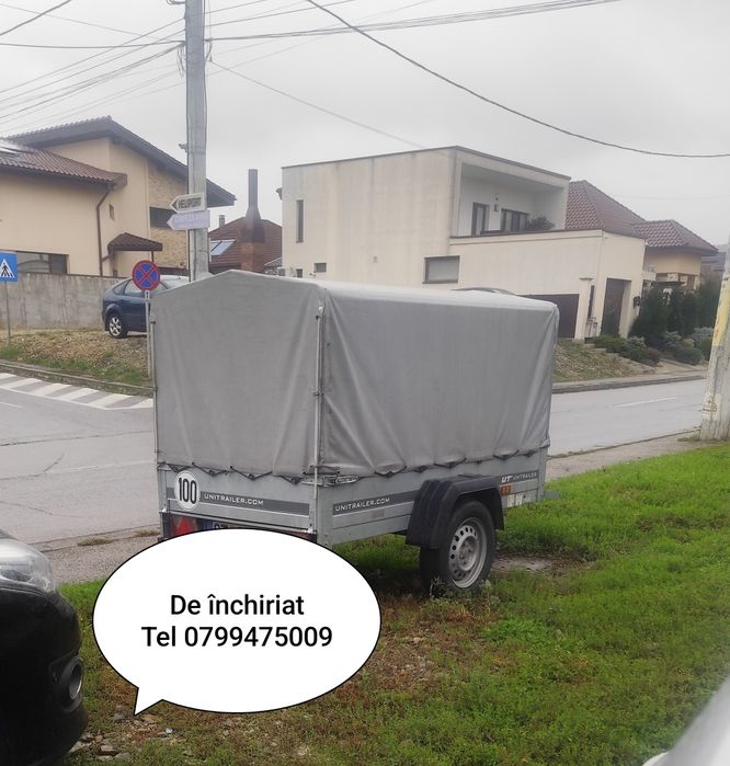 Închiriez remorca de 750 kg