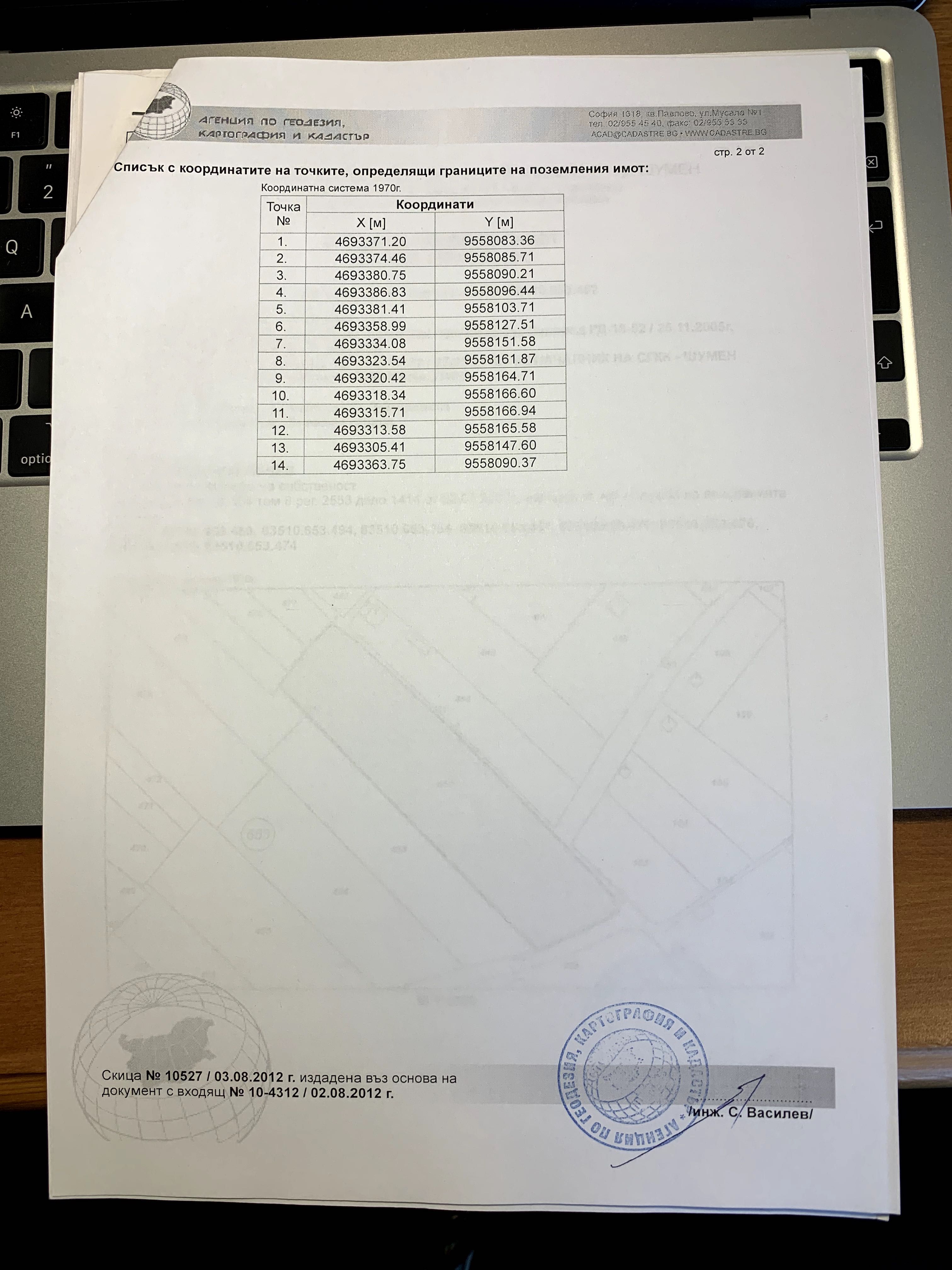 Парцел - 2203 м2 за строеж - местност Под манастира Шумен