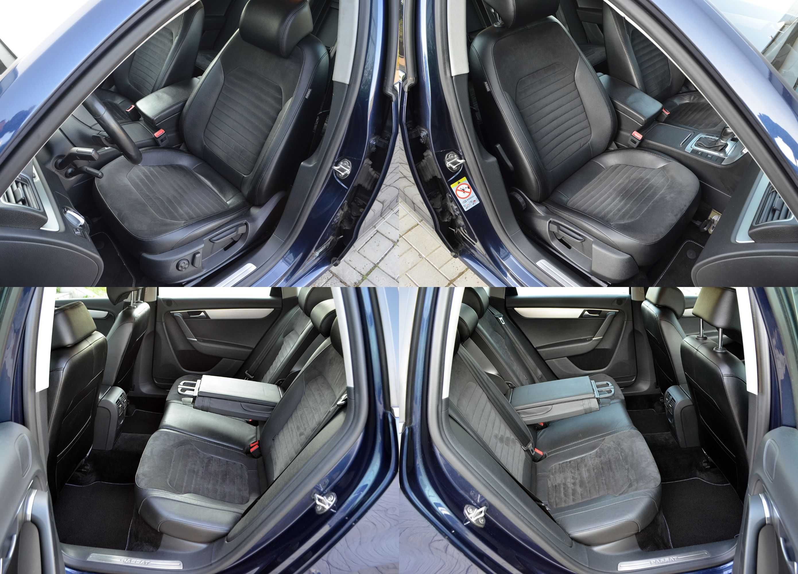 VW Passat B7 2.0tdi 177cp E5 Autom DSG Xenon Alcantara Clima Noua Navy