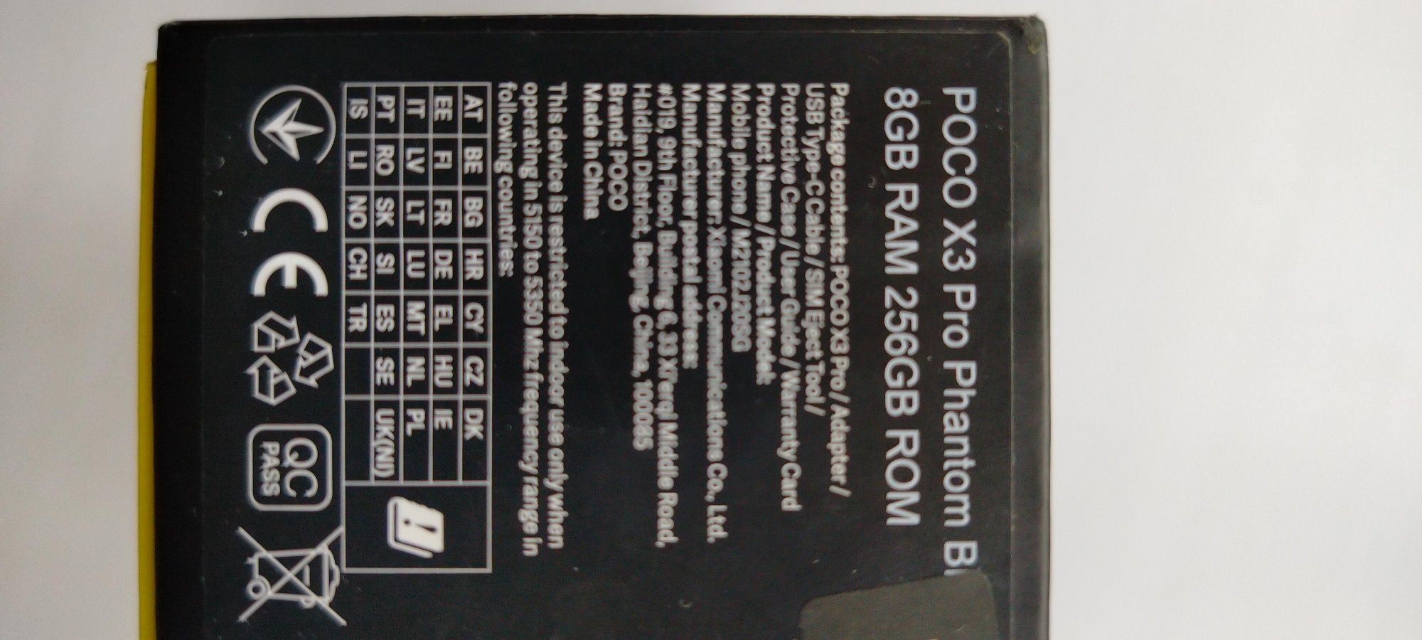 Poco x 3 pro 8 256