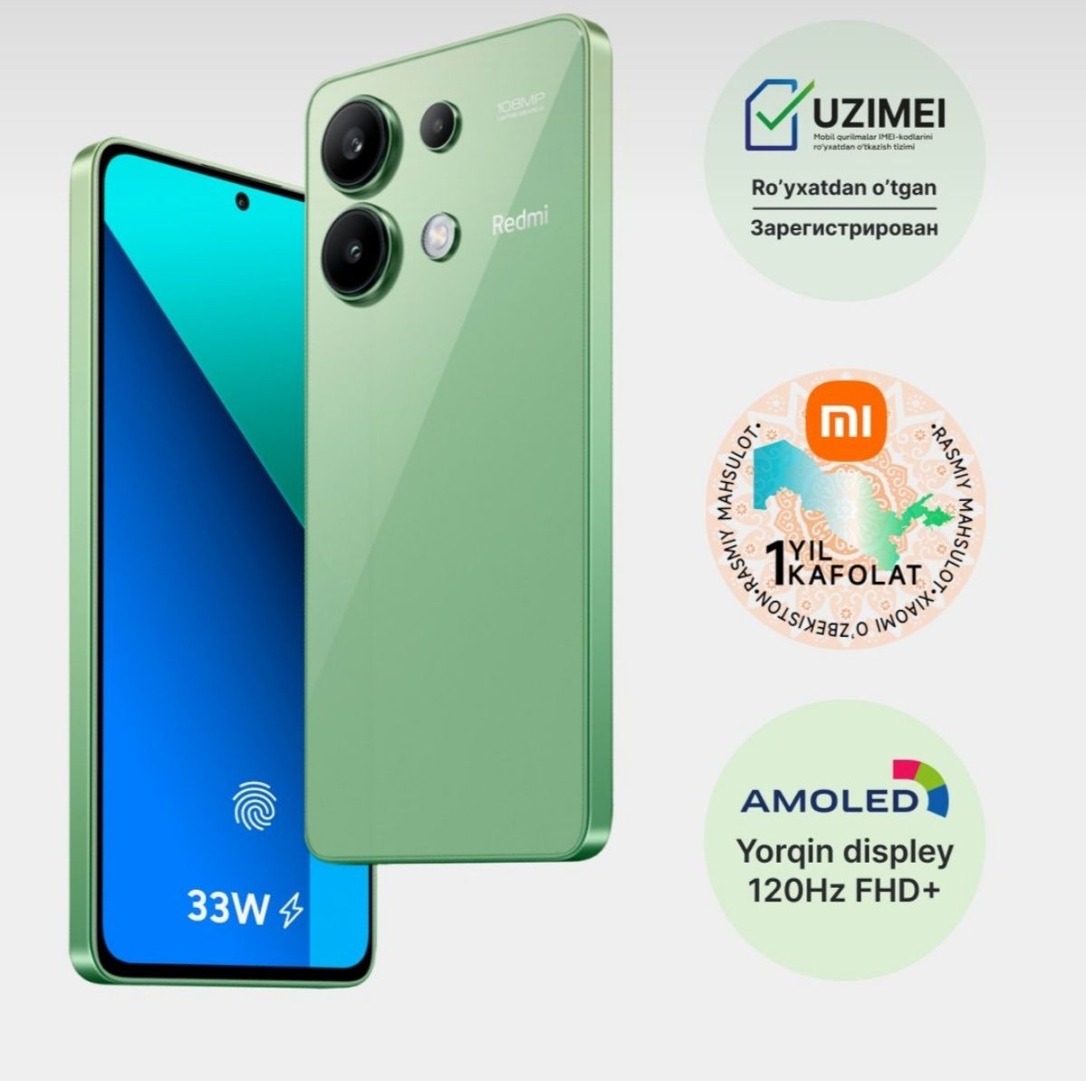 Redmi Note 13 New 2024 Uzimei Dastavka optom