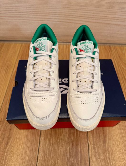 Reebok Club C Mid II Vintage - 42,5 - Chalk / Off-white | Green