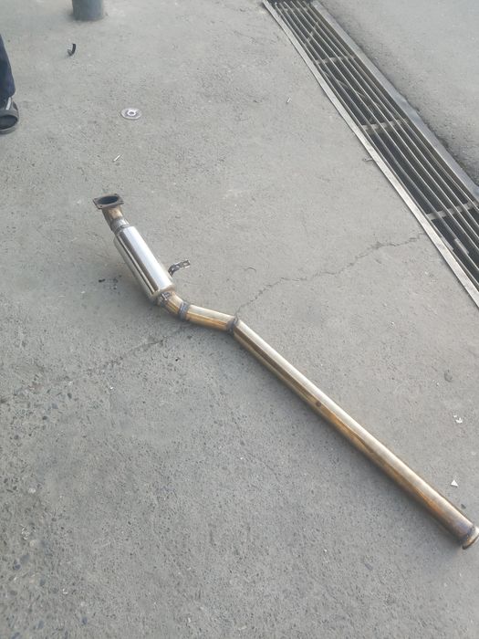 Спортивный прямоточный глушитель на жигули