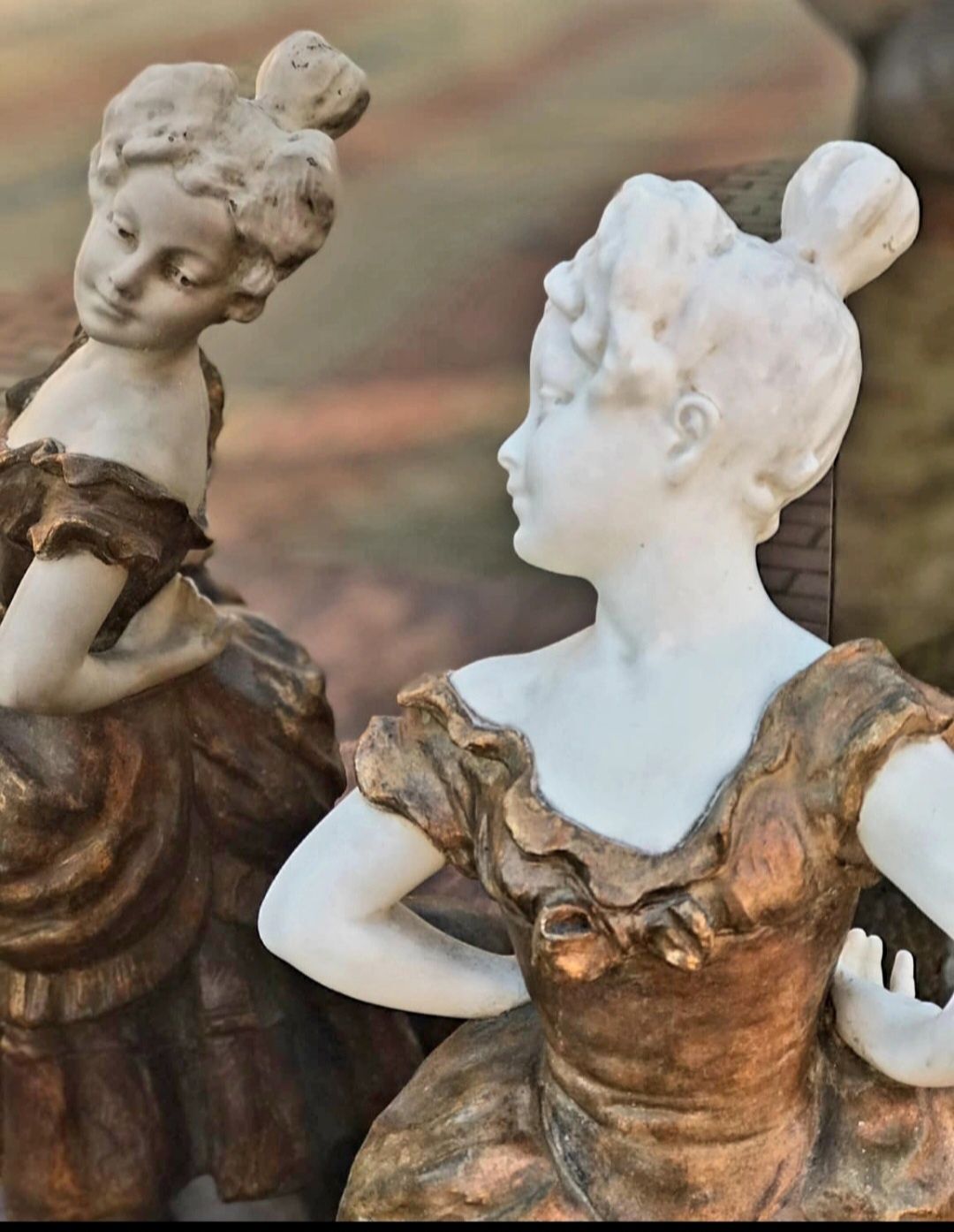 Sculptură ARt Nouveau din teracota,anii 1900
