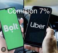 Flota ridesharing Uber/ Bolt 7%