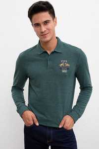 Bluza polo din material pique marca U.S. Polo Assn. marime M