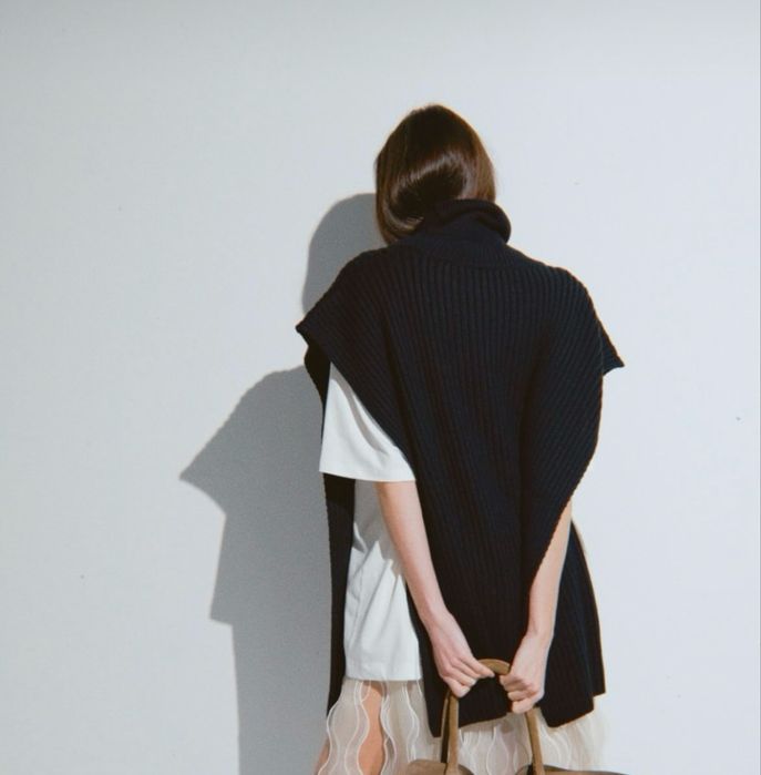 Манишка-кейп massimo dutti