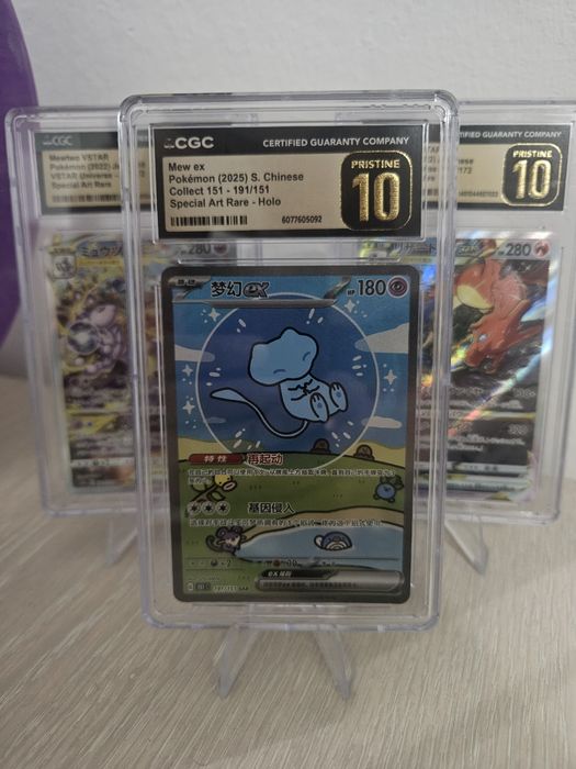 Pokemon Graded cards CGC 10 and PSA 10