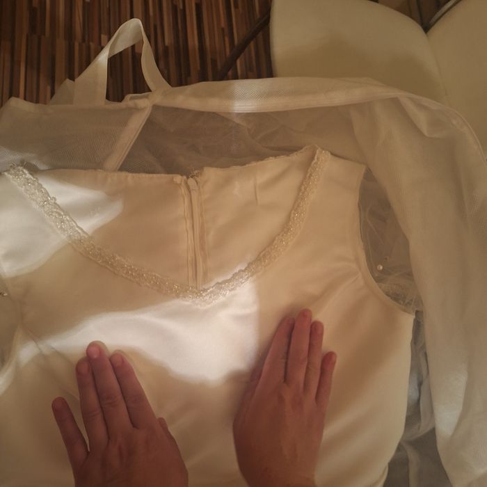 Rochie de mireasa superba ușoară voal calitativ