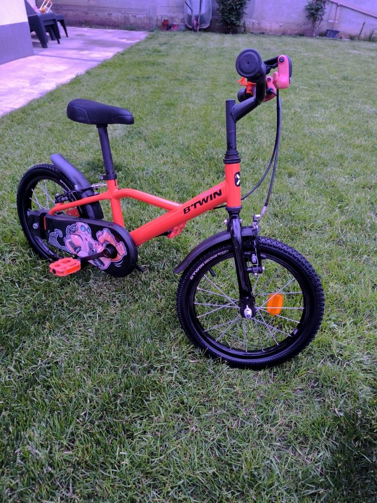 Bicicleta Btwin copii 3-7 ani roti 16 inch