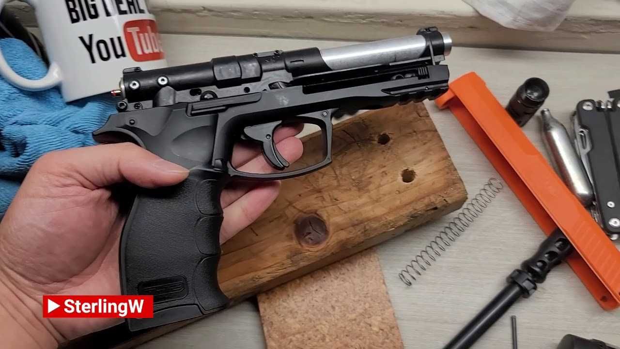 Pistol [20 JOULI] Pentru Alungarea Ciorilor! Cu Bile De Cauciuc