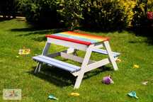 Masuta cu lada de nisip si desen animat, multicolor