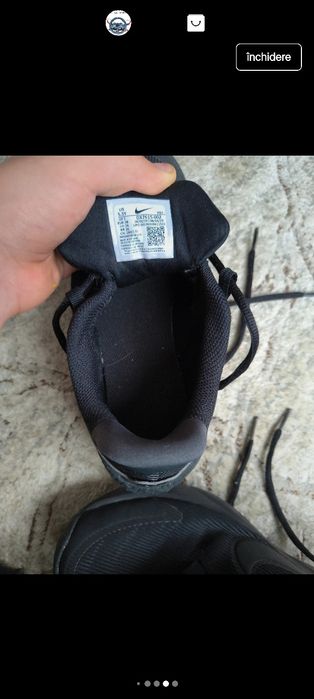 Papuci Nike negri antrenament interior