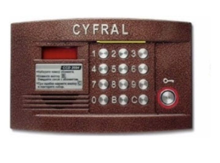 Домофон вызывая панель