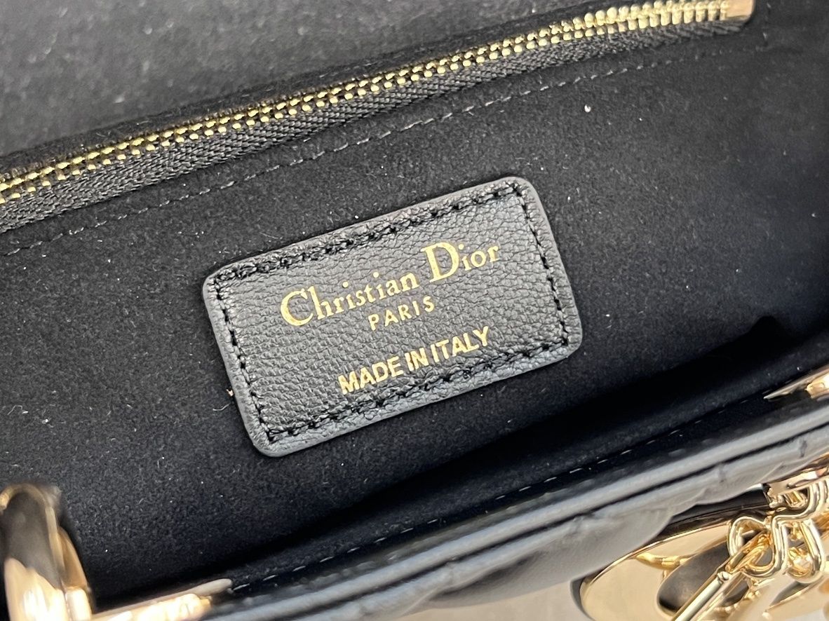 Geanta Dior 20 cm negru, Premium