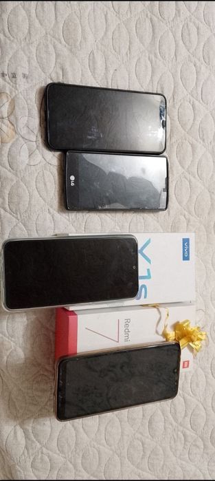 Продам 4 телефона, Redmi, Vivo, Lg