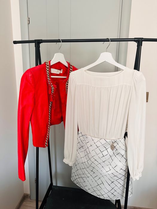 Кожено яке Elisabetta Franchi като ново