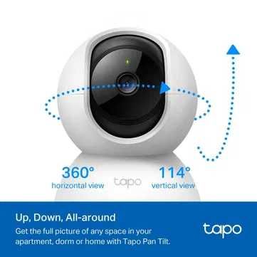 Камера TP-Link Tapo C210 — 3 МП, ночное видение, детектор движения