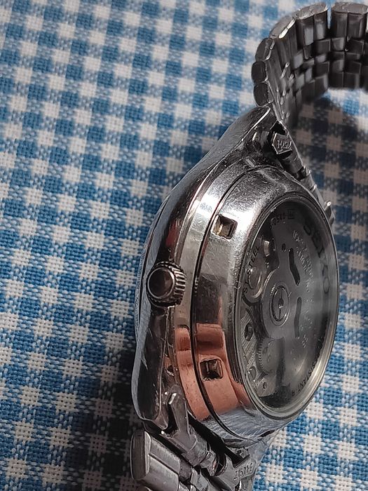 Ceas automatic Seiko 5, model vechi,functional, complet Original