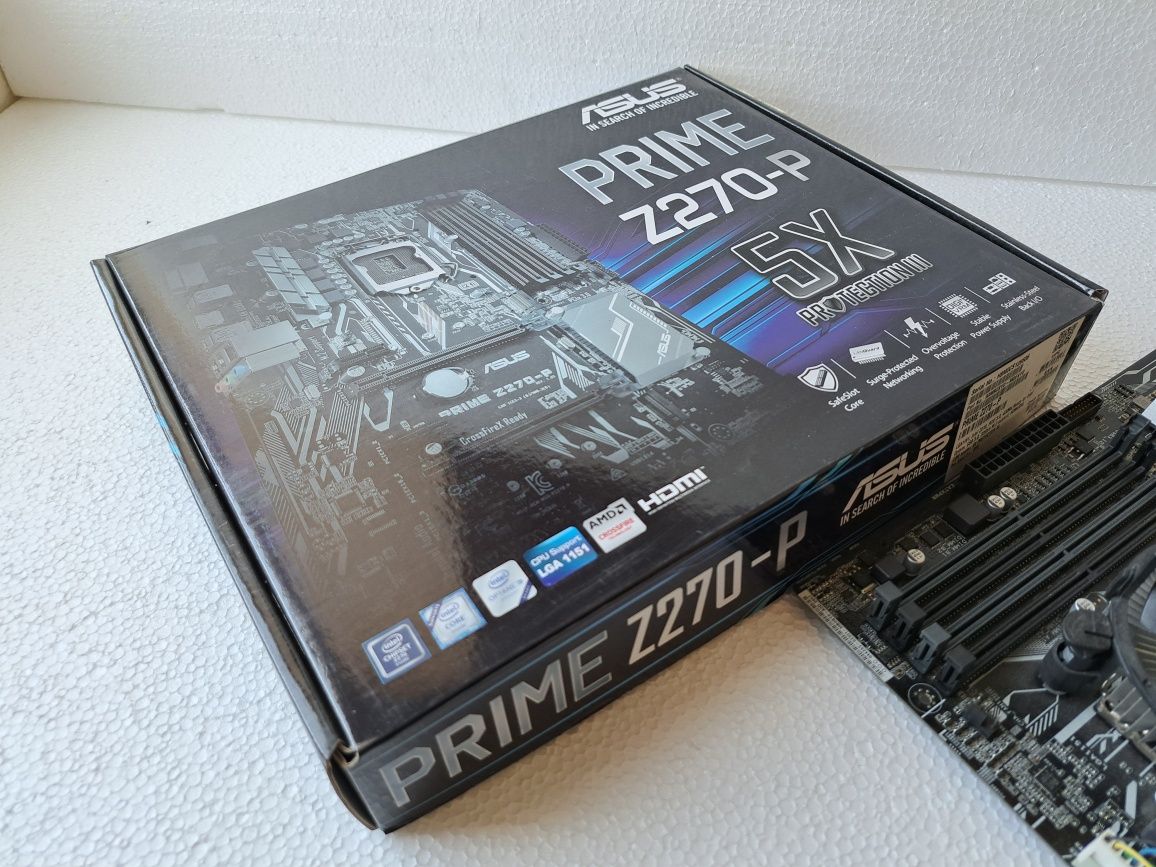 Дънна платка Asus Prime H270-PLUS / Z270-P  (+процесор и 4GB RAM)