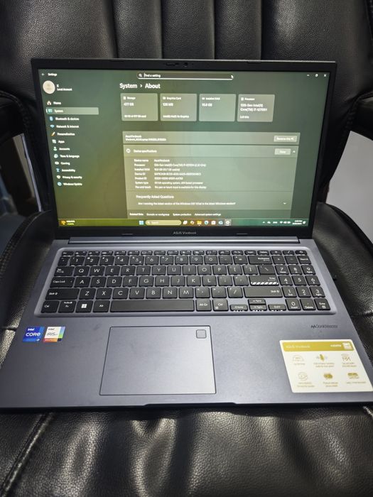 Laptop Asus Vivobook 15 = i7 12700H/16 Gb Ram/512 Gb SSD