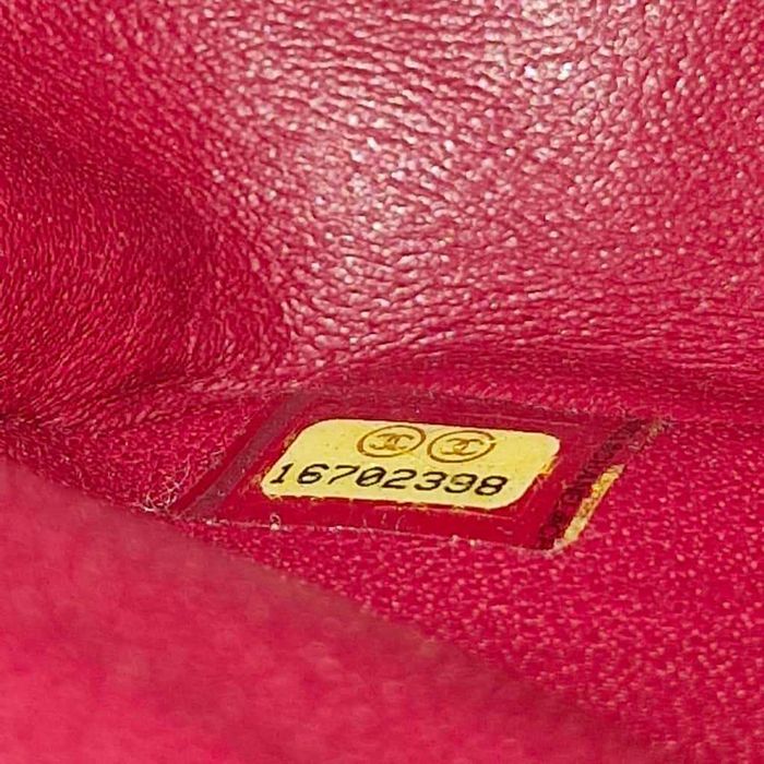 Liquid Money vinde - Poseta Chanel Timeless Classic Jumbo Red, silver