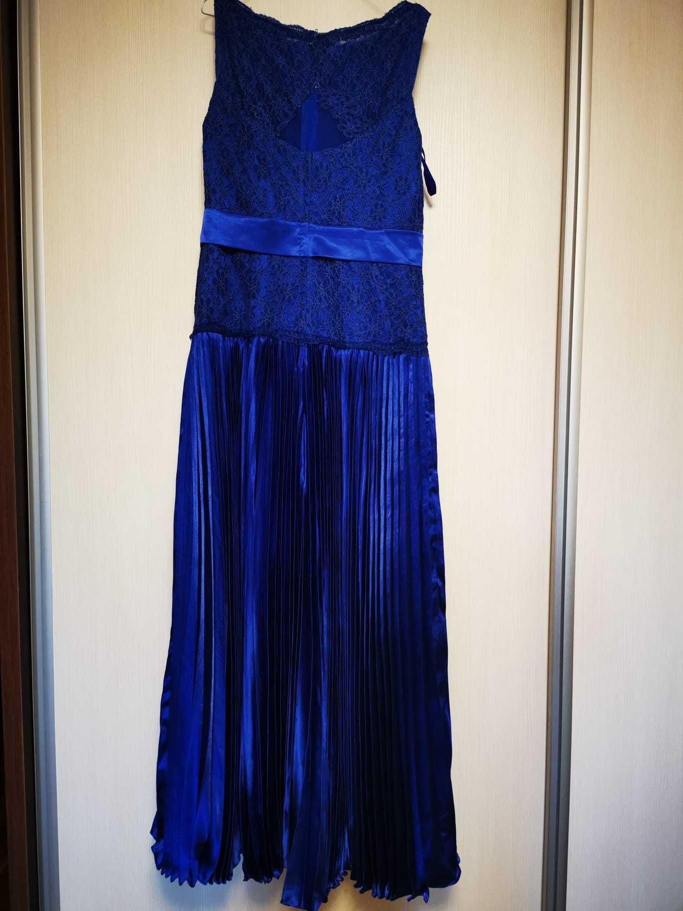 Rochie eleganta albastra de ocazie (nunta, botez)