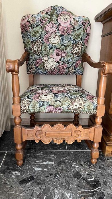 Set Mobilier Baroc Sufragerie lemn masiv Italia