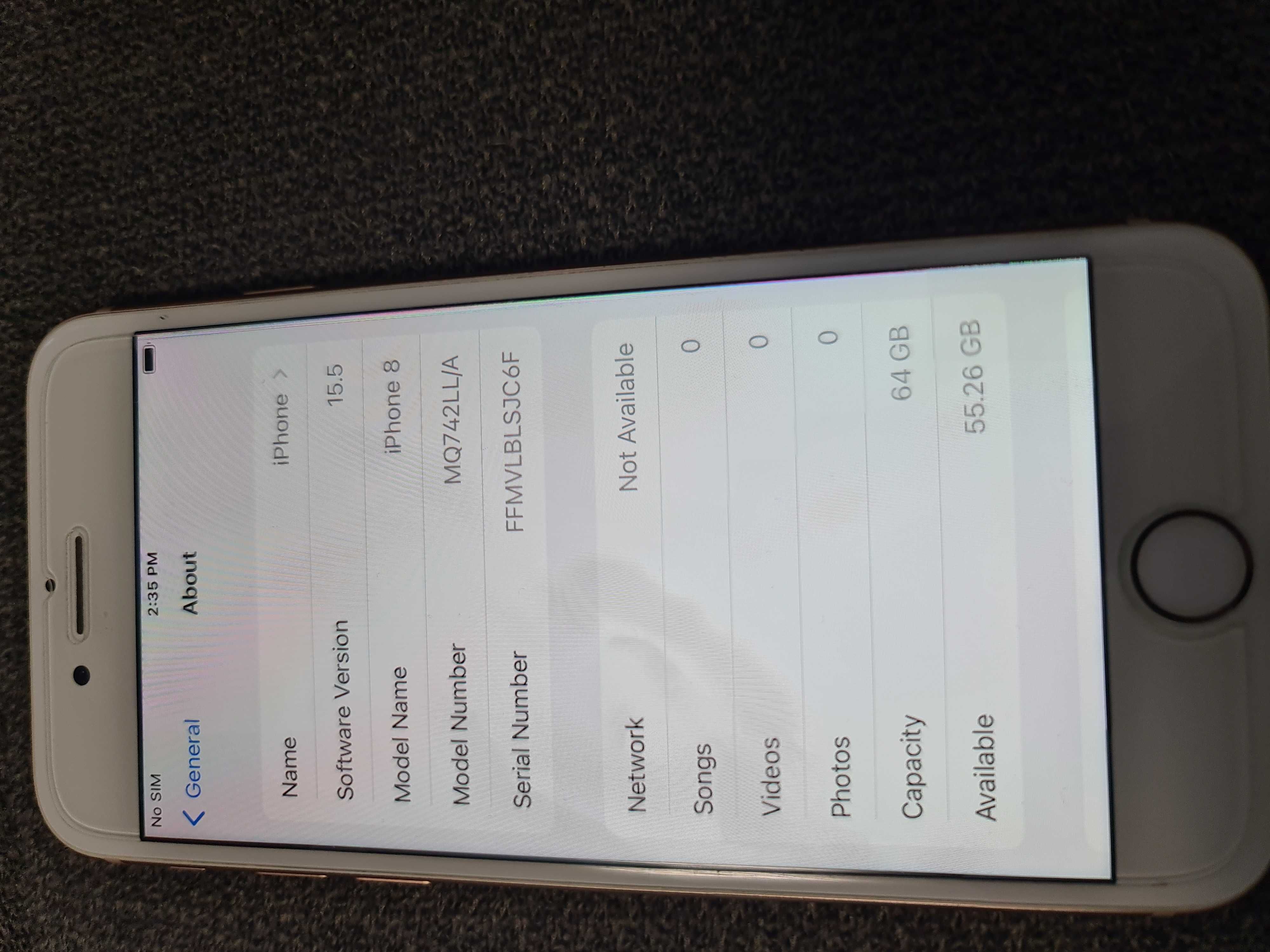 Iphone 8 de 64 gb gold