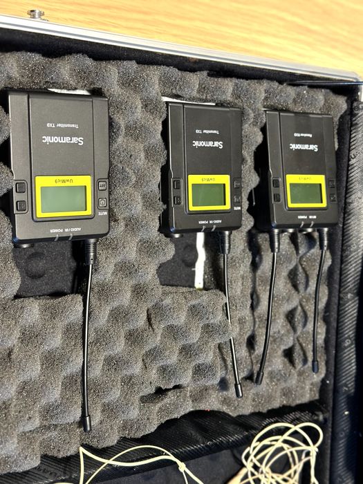 Set lavaliere wireless Saramonic UwMic9 Kit2RX9+2TX9 nu sennheiser