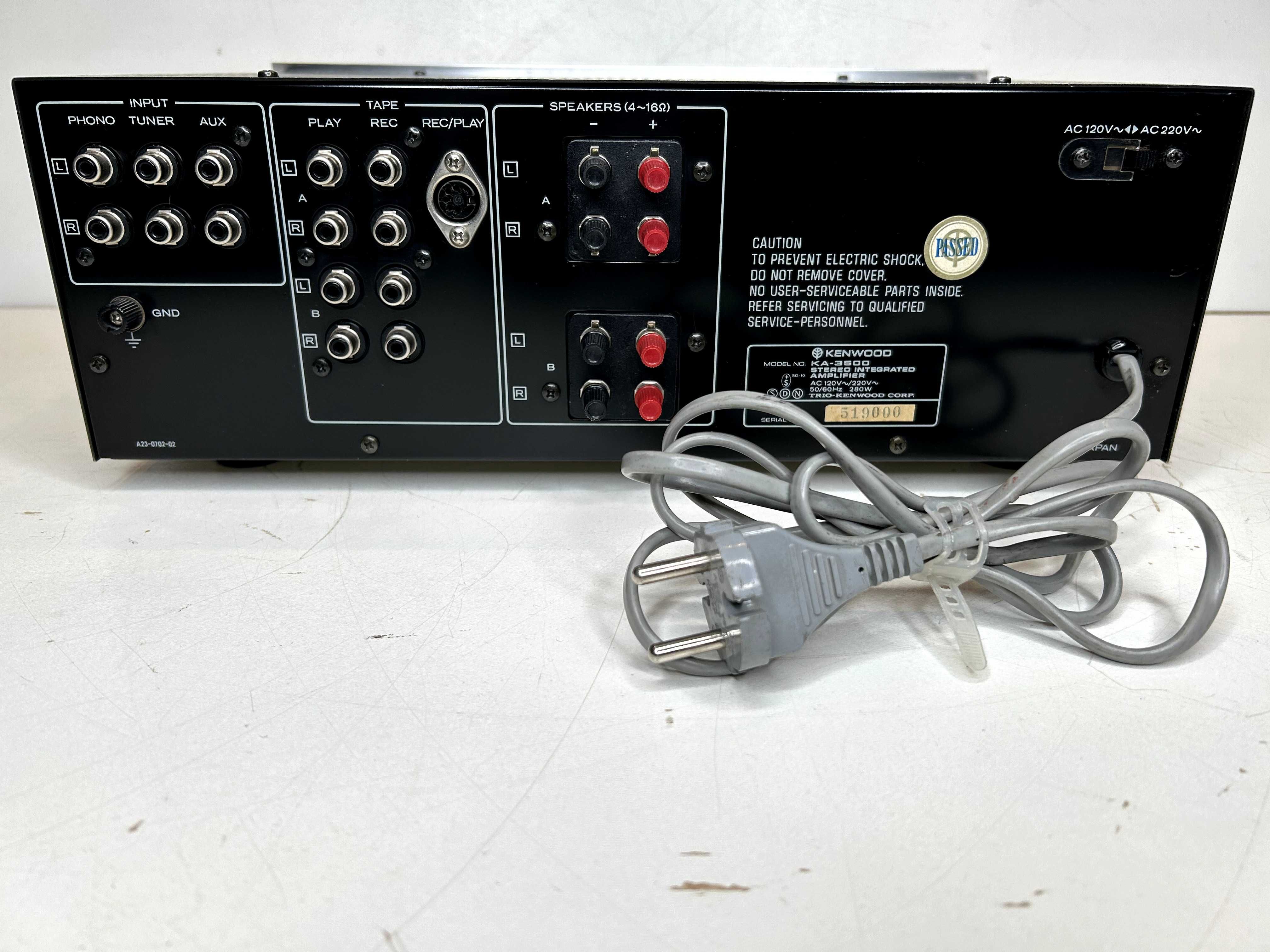 Amplificator Kenwood KA-3500 Vintage