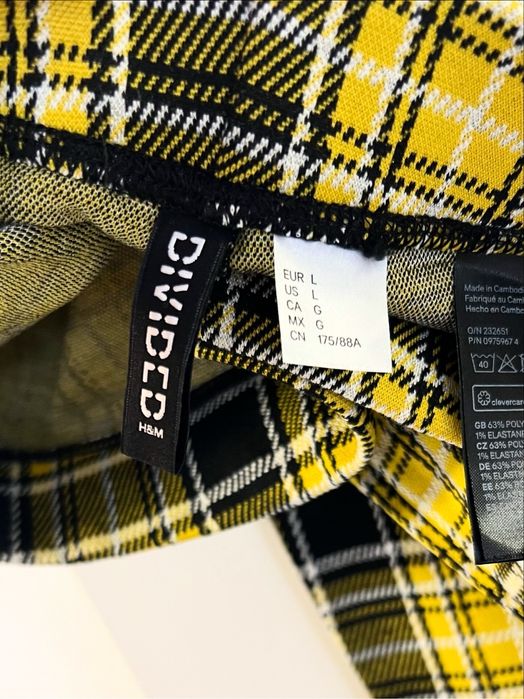 Кариран панталон Н&М