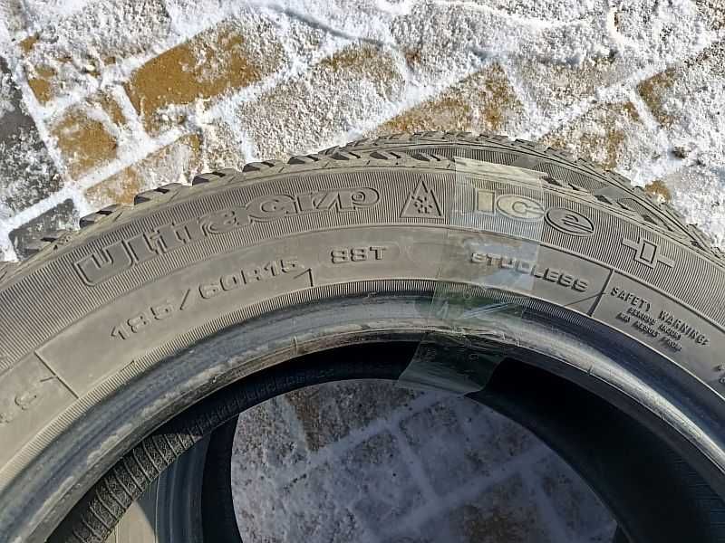 Шины 185/60 R15 - "GoodYear UltraGrip Ice+" (Польша), зимние.