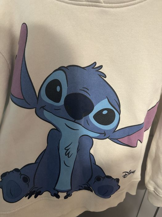 Бежов суичър ZARA -Stitch 120 см