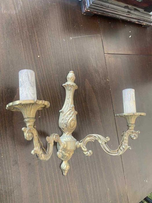 Aplica de perete stil baroc din bronz masiv