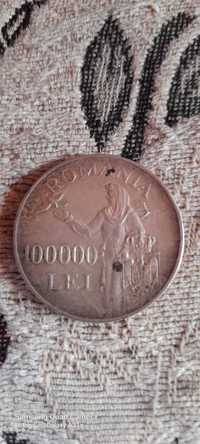 Lot monede argint Carol 1 100000-1 leu-bun pentru 2 lei