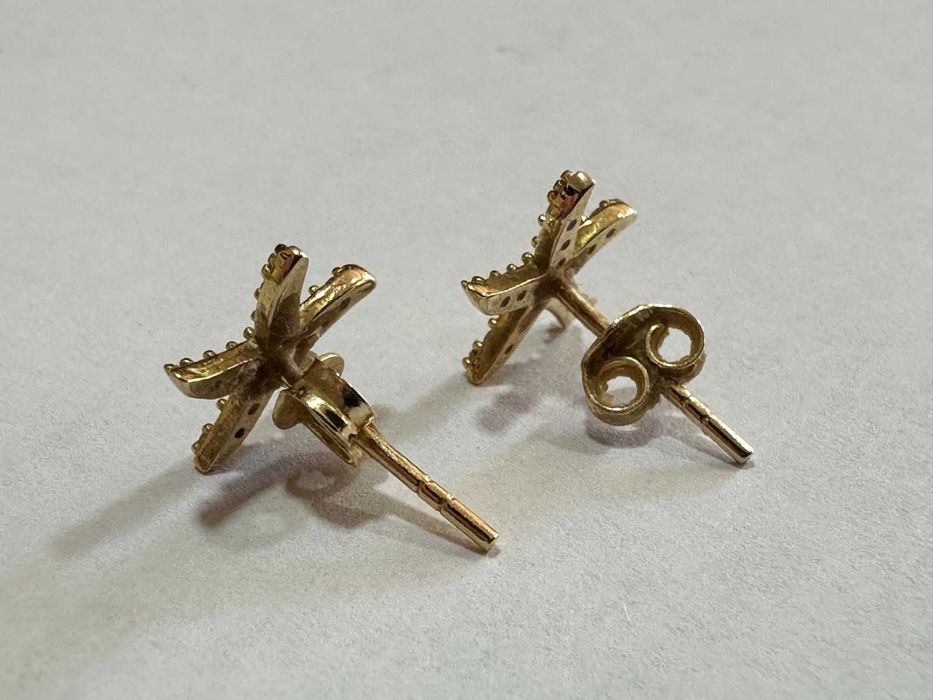 Златни обеци 14к, 1,22гр