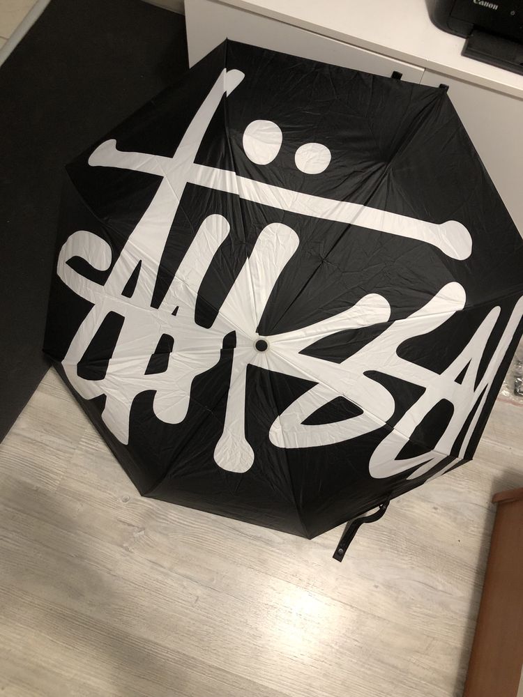 Stüssy Umbrella Stussy Umbrela Neagra Black