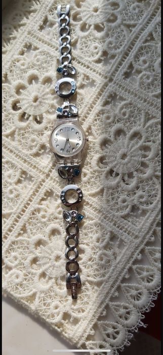 Ceas Swatch damă MENTHOL TONE LK292G Quartz Stainless Water resistant