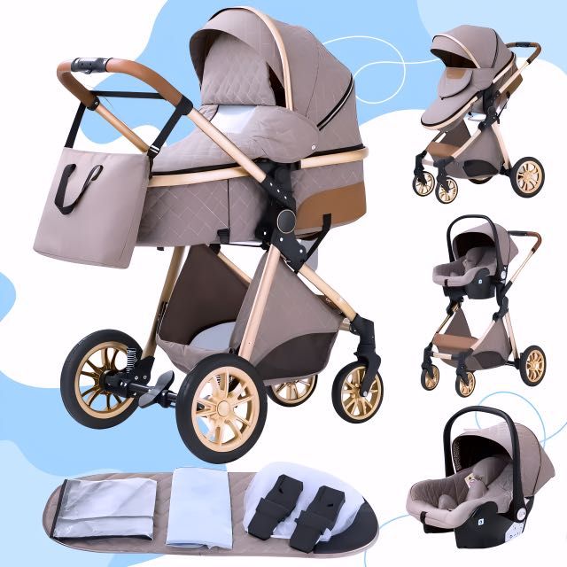 ‼️ NOU Carucior Bebe 3 in 1 Bebelus Landou Copii Pliabil Smart + CADOU